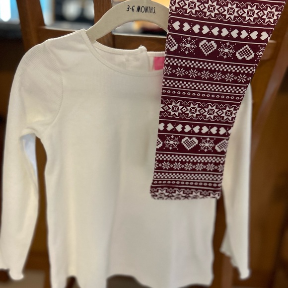 Faux Fur 3 piece legging set by Issac Mizrahi. Size-24 months - Picture 5 of 8